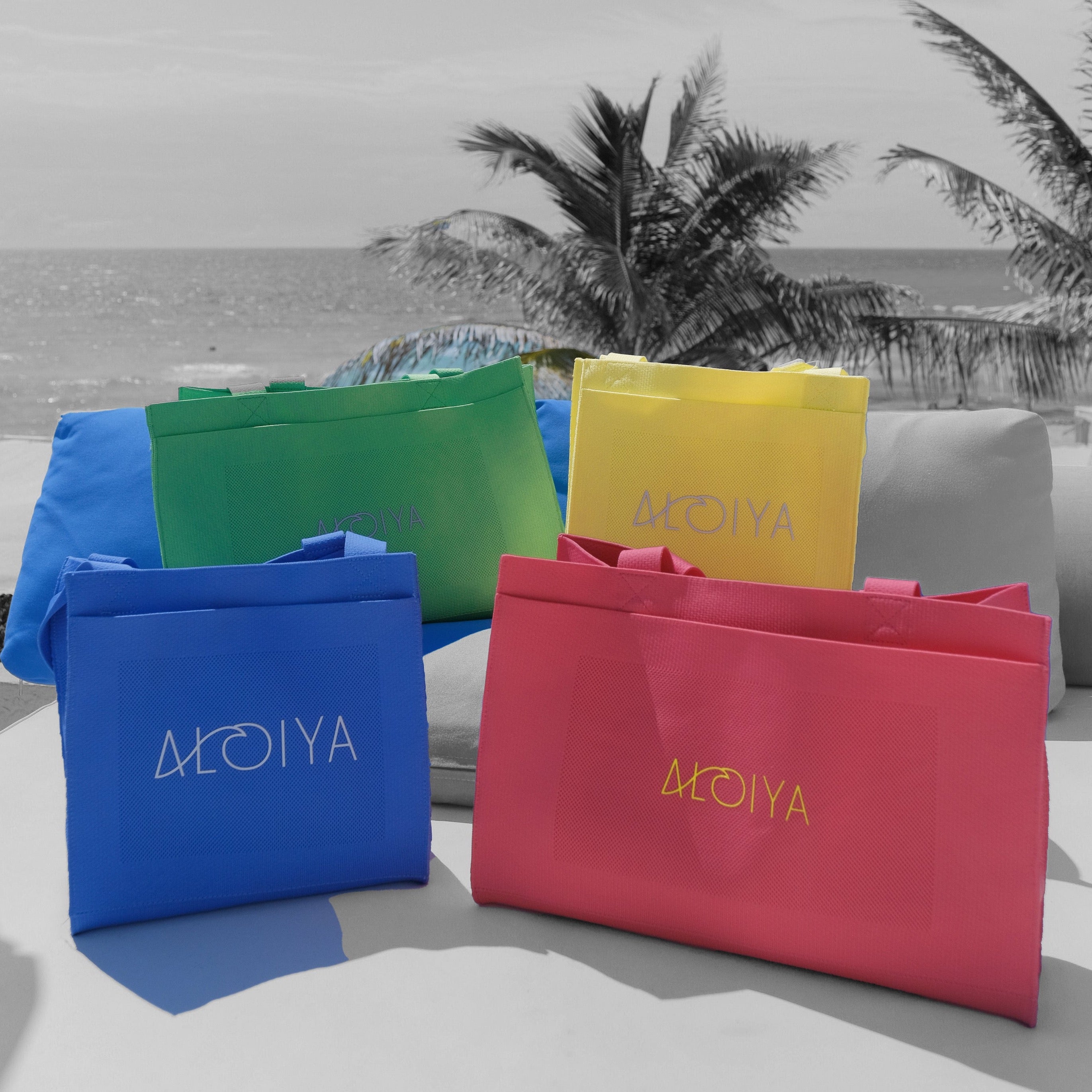 Green large travel bag