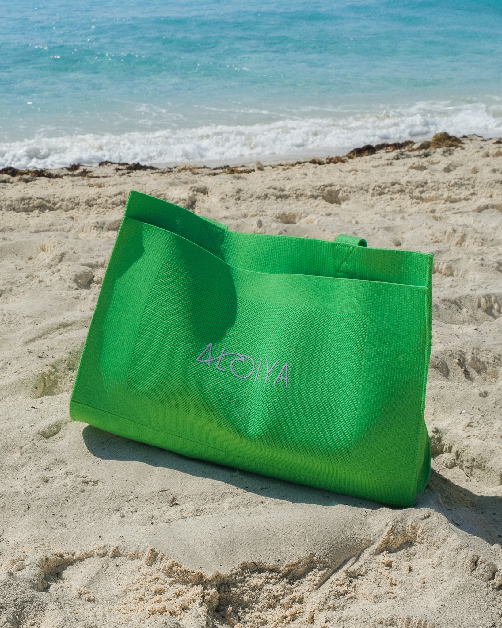 Green large travel bag