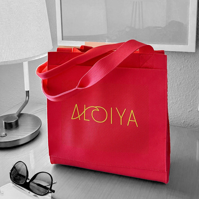 ALOIYA Small Red Bag